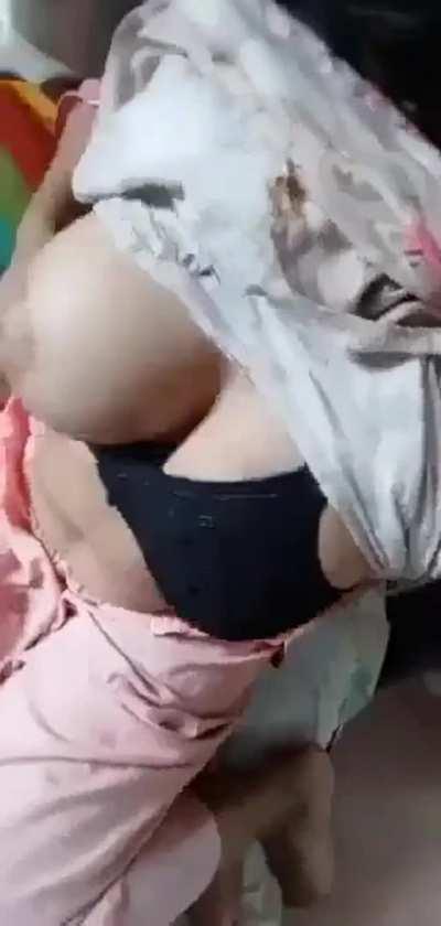 Desi Extremely Cute Gawl Enjoying Herself ❤️🔥 Full Video 👇👇