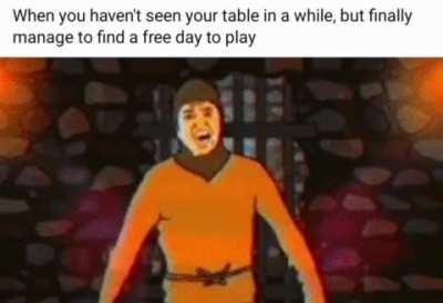 The true bbeg is my work rota