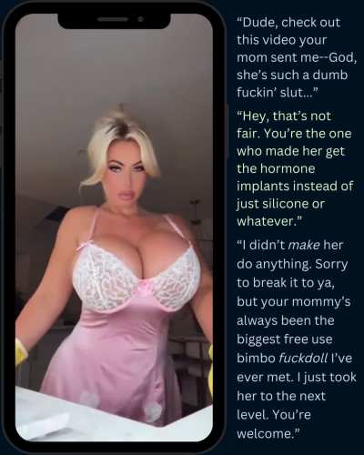 Turning my friend's free use mom into the perfect bimbo