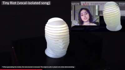 A Minimally Designed Audio-Animatronic Robot [Info in comments]