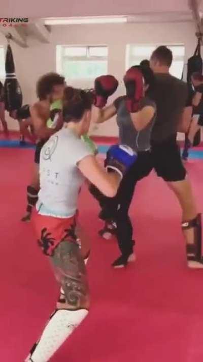 Man hit the right combo but on the wrong person