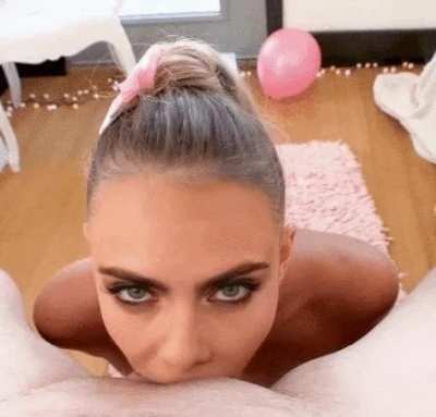 Cara Delevingne lookalike takes it all the way in