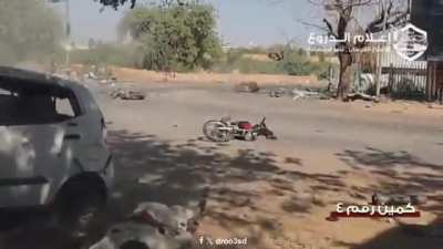 Three RSF rebels on motorcycle ambushed by Sudanese soldiers in Khartoum state