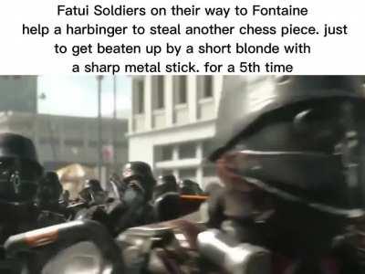 and a small flying baby girl that nobody question where she came from