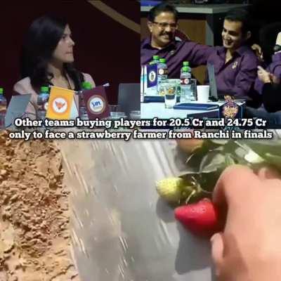 Strawberry farmer from Ranchi.