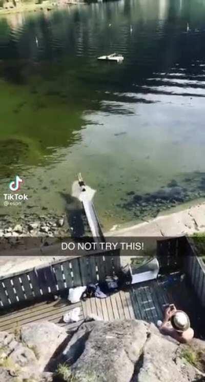 Lemme just hop off the roof and break my spine