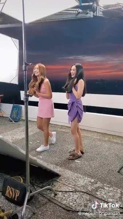 Kathryn Bernardo and Francine Diaz