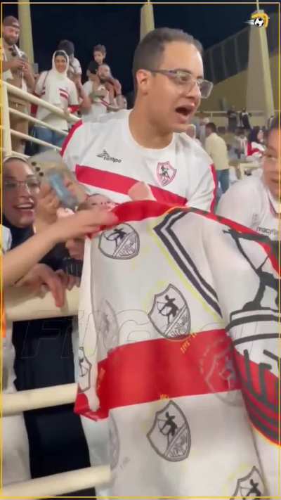 2 months old and already a Zamalek FC fan. Can your city team beat Zamalek in a match?