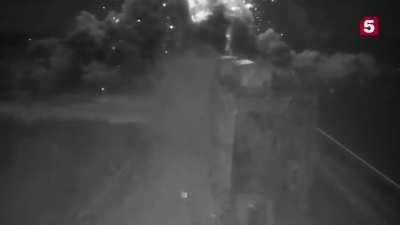 RU pov: Destruction of the bridge at the Kakhovskaya-HPP dam crossing in Nova Kakhovka 11-Nov