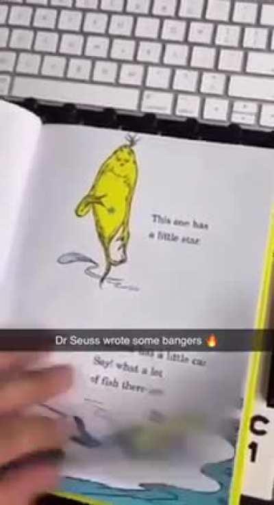 Dr Seuss with that fire