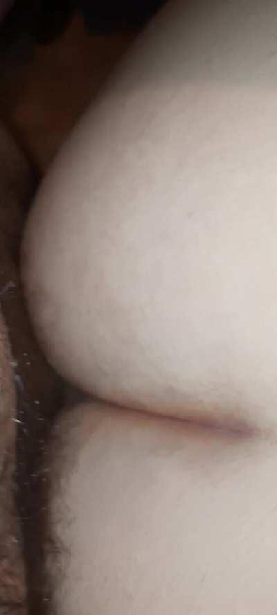 Balls deep in my ass my god his cock is amazing! [OC]