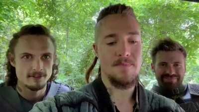 So I wrote to one of the shows producers asking if I can could possibly be an extra. As all the filing is happening abroad and bubbles, it wasn't possible but this turned up today, I'm laughing and crying (and would definitely be Danish over Saxon).