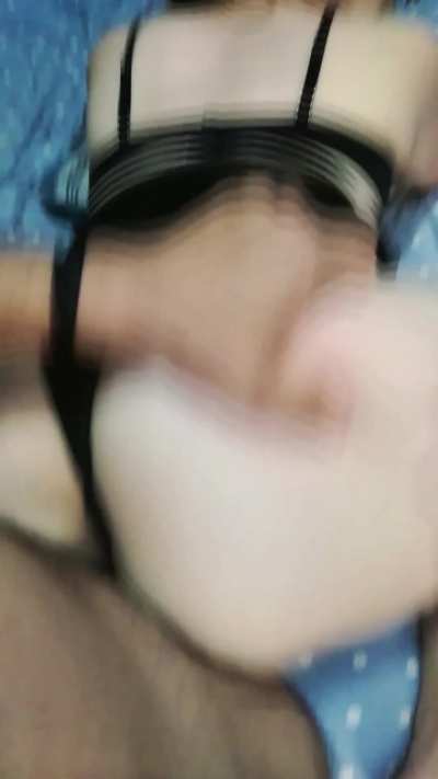 Just pull my panties to the side and slide in