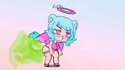 The same girl posted a now deleted video of her pissing in diapers (also earrape)