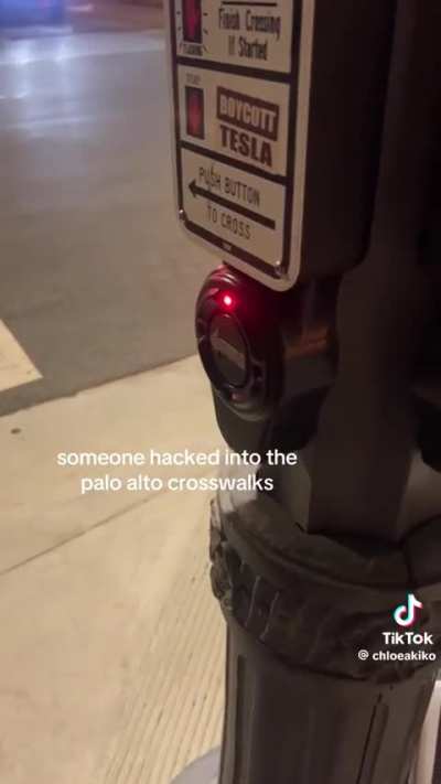 Silicon Valley Crosswalks got Hacked (Tits)