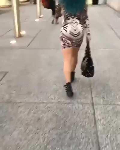 A very nice looking walk down the street