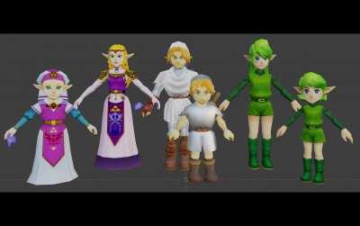 [OoT] 3ds Saria adult form
