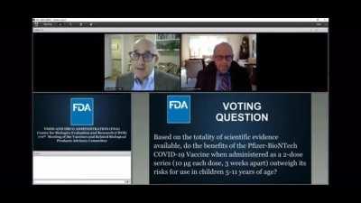 Dr. Eric Rubin on FDA panel : “We are never gonna learn how safe this vaccine is unless we start giving it