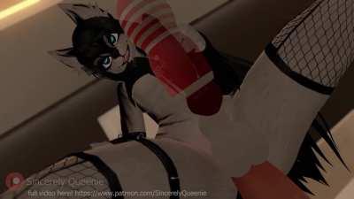  Mouse girl enjoying herself while riding a human - Futa [I/M](SincerelyQueenie) 