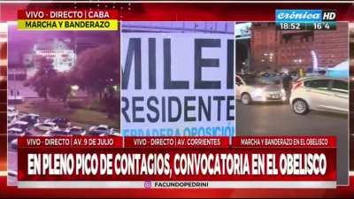 Marcha, rap y delirio