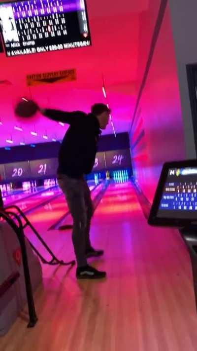 Bowling like this