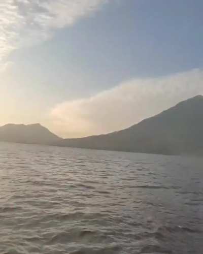 Mount Lewotobi Laki-Laki, Flores Island, Indonesia - 18 August 2025 - Powerful eruption sent ash skyward