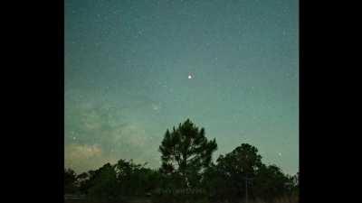 Lunar Eclipse from Florida Reveals the Milky Way