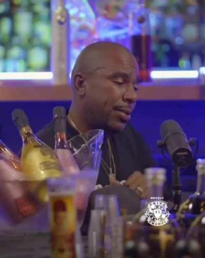 Nore asking Ye about the WLM shirt in an unseen clip