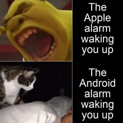 I have PTSD from the Apple alarm
