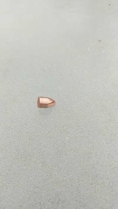How this bullet hovers on the ice breaks my brain
