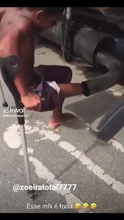 He won't let his disability deter him