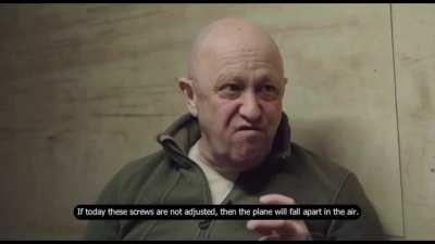 For some reason, this video of Wagner Group CEO Yevgeny Prigozhin foreshadowing his death is not being shared by the Russian media.