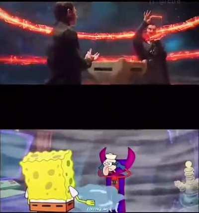 Трейлер «Человек-паук: Нет пути домой» во вселенной Губки Боба.