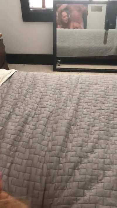 Back shots from my boyfriend and we send the video to my husband at the office .. he loves when I send him videos like this