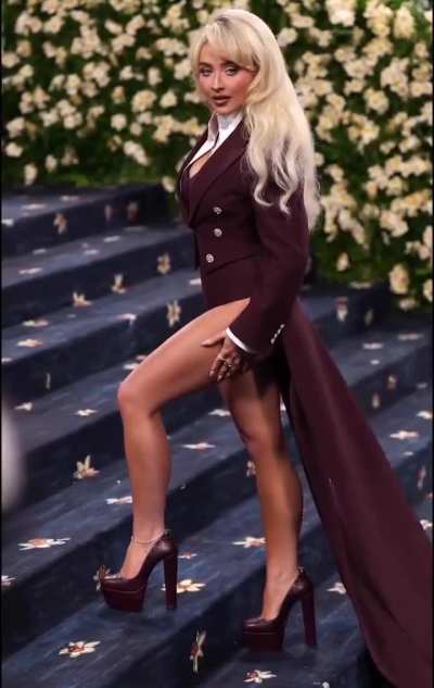 Sabrina at 2025 Met Gala at Metropolitan Museum of Art in New York City - IG May 2025