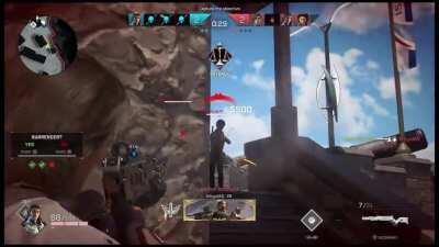 Clutch 4v1 as teammate tries to surrender.