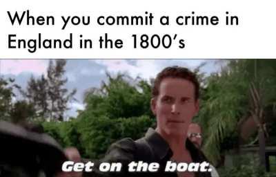 Boat? But the local prison is just around the corner.