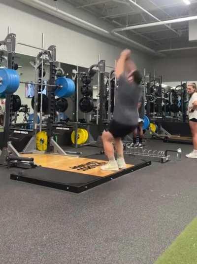 The squat was impressive enough