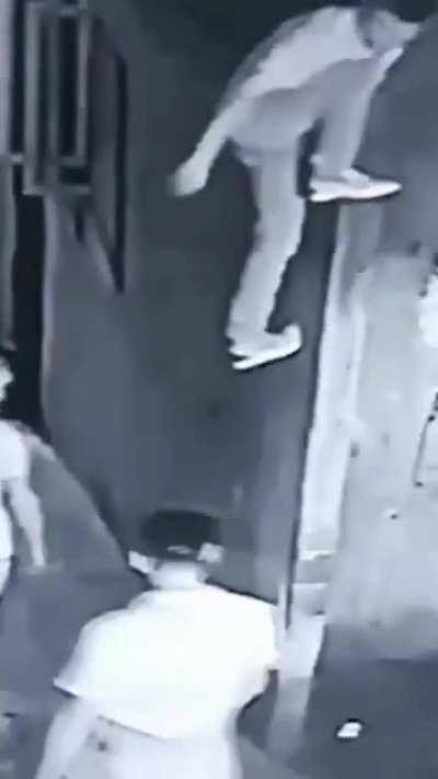 Ummm I don't think a brick wall to the face is heathy....