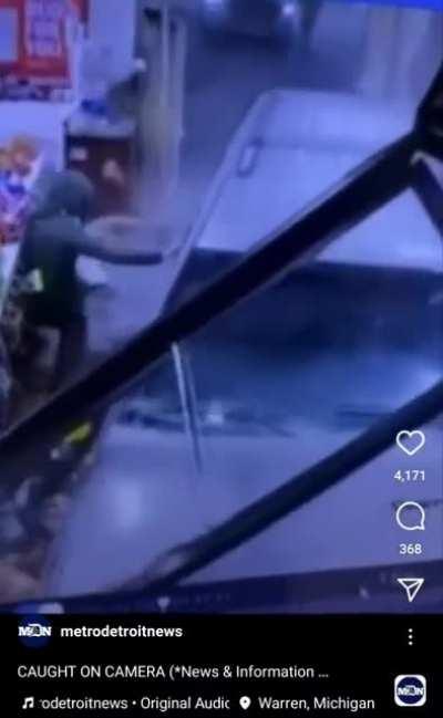 Thry looked up at the perfect time.