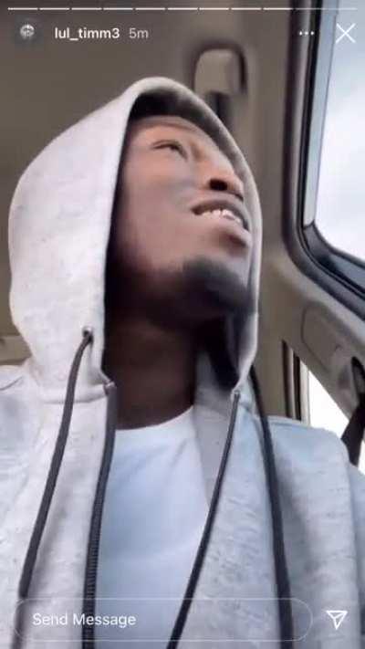 Lul tim raps along to king von diss 🔥