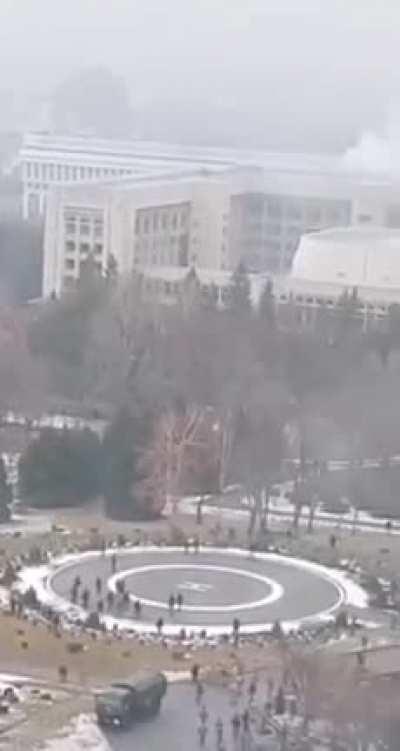 Shooting in the center of Almaty