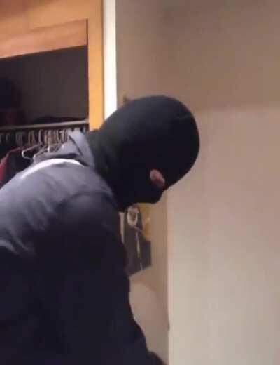 When someone finally breaks into my house