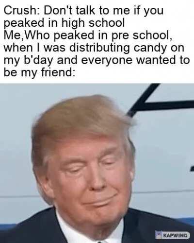 It has only been downhill since. Middle school bullies to college pressure