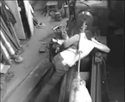 The way his shirt rips off him