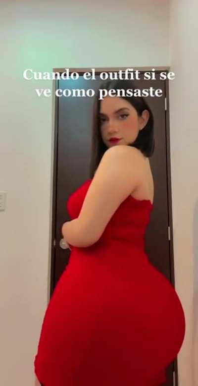 sexy red dress