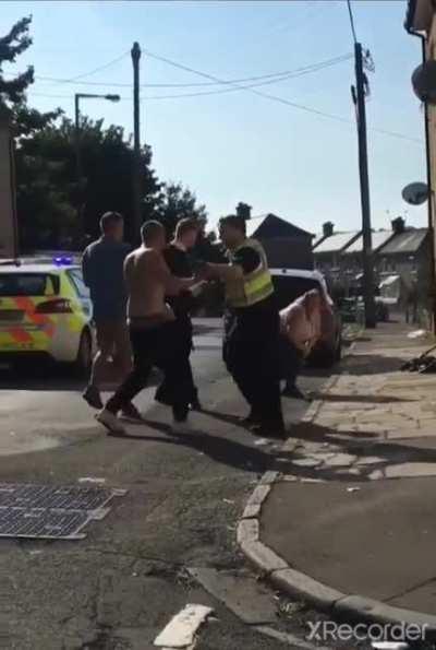 Guess what they broke when trying to assault a police officer?