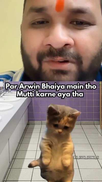 Arvind Bhaiya chip nikal do plz 😭