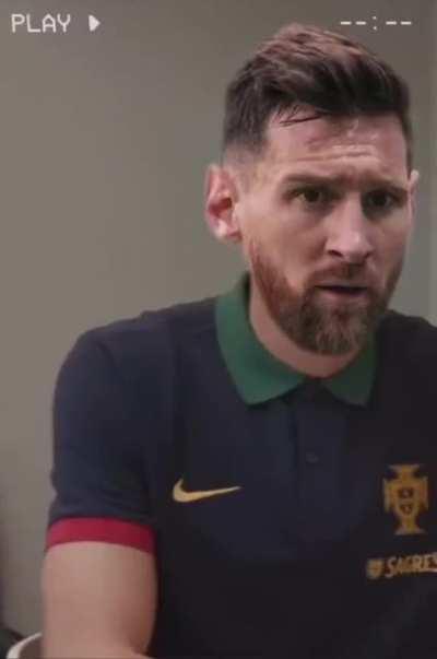 Cristiano Ronaldo enjoying the KSA - Argentine match result