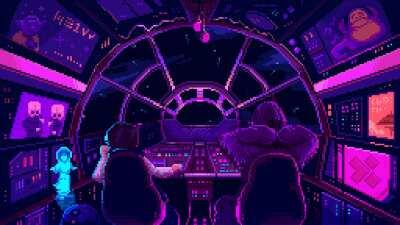 Galaxy Far Far Away by Pixel Jeff